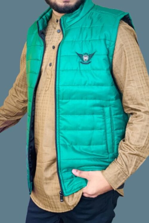 Half Sleeve Puffer Jacket