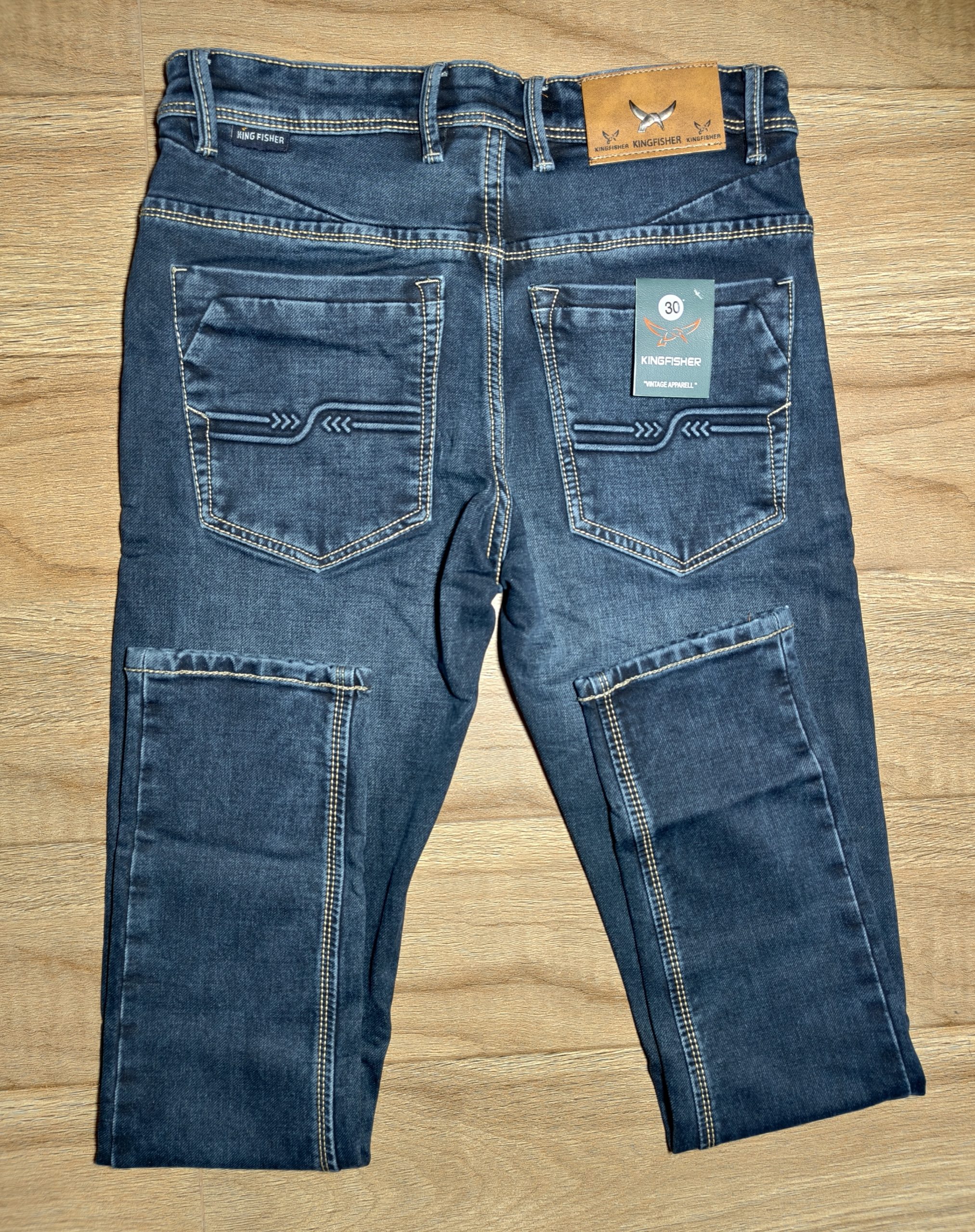 Original Deep Blue Kingfisher Pant Collection - Image 3