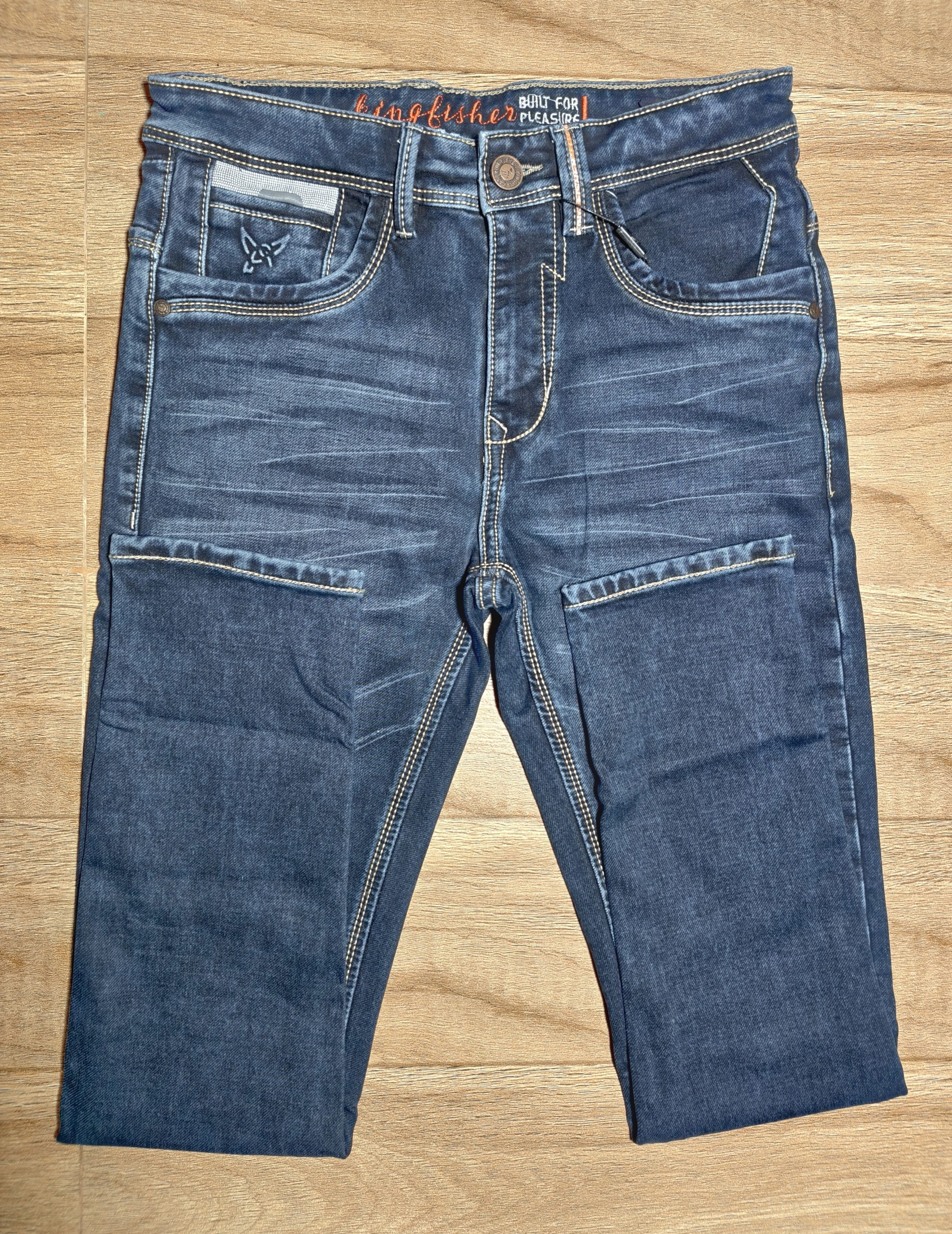 Original Deep Blue Kingfisher Pant Collection - Image 2